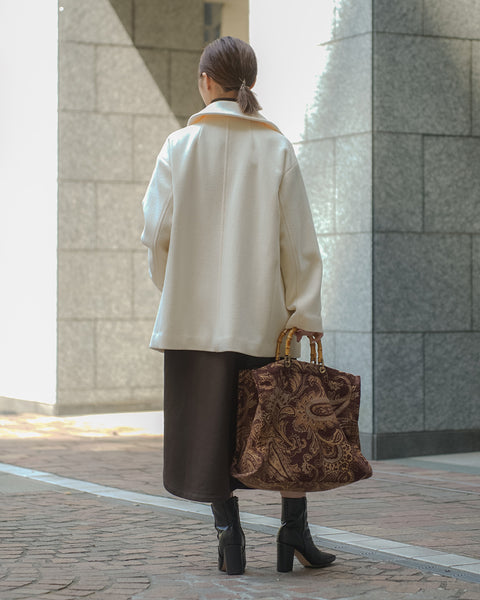 画像をギャラリービューアに読み込む, ウールピーコート(Japan Fabric)【541】