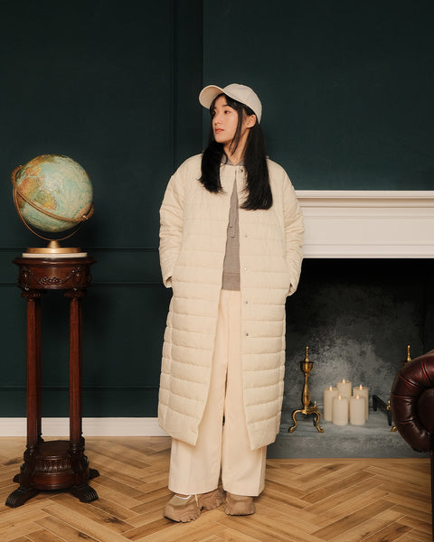 画像をギャラリービューアに読み込む, マフラー付きリバーシブル中綿コート【562】