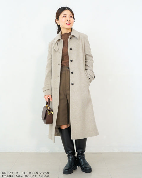 画像をギャラリービューアに読み込む, ウールロングコート【288】