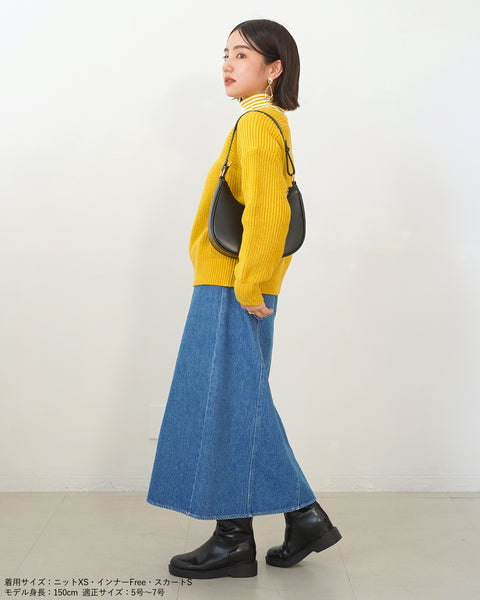 画像をギャラリービューアに読み込む, 低身長スカート/小柄スカート/低身長スカート/お直しいらず/低身長用/小柄用/低身長用ボトム/デニムスカート/小柄デニムスカート/低身長デニムスカート