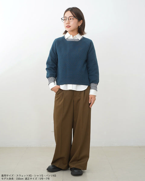 画像をギャラリービューアに読み込む, ストライプリブスウェット【555】