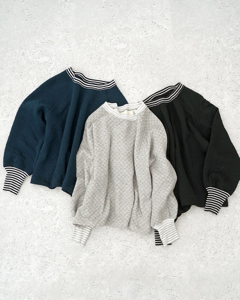 画像をギャラリービューアに読み込む, ストライプリブスウェット【555】