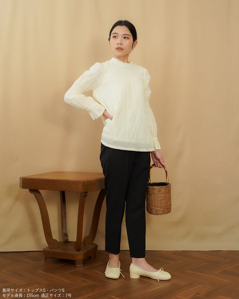 画像をギャラリービューアに読み込む, 低身長パンツ/低身長用ボトム/ボトム/パンツ/小柄用/XSサイズ/SSサイズ/147㎝/低身長ブランド/テーパードパンツ/小柄テーパードパンツ/綺麗パンツ/小柄綺麗めパンツ