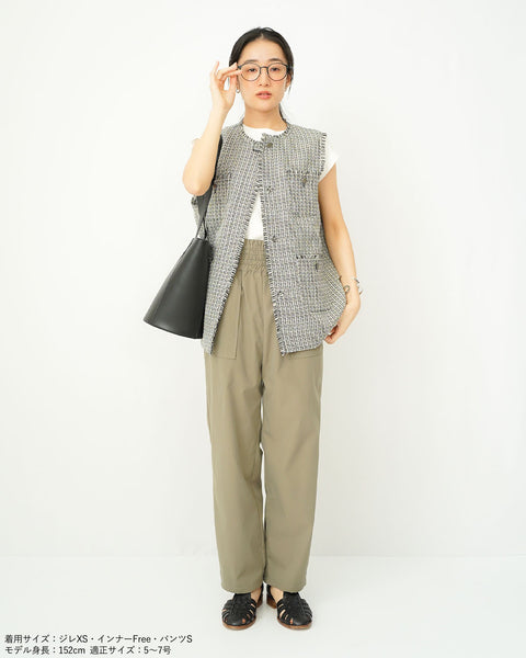 画像をギャラリービューアに読み込む, ウエストシャーリングイージーパンツ【660】