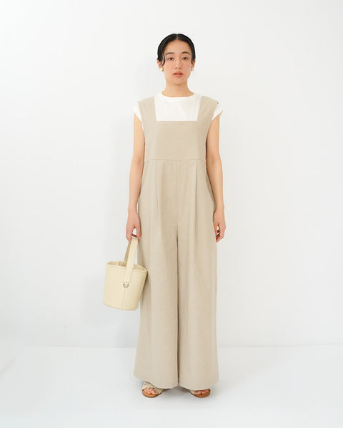 画像をギャラリービューアに読み込む, コットンリネンオールインワン【674】