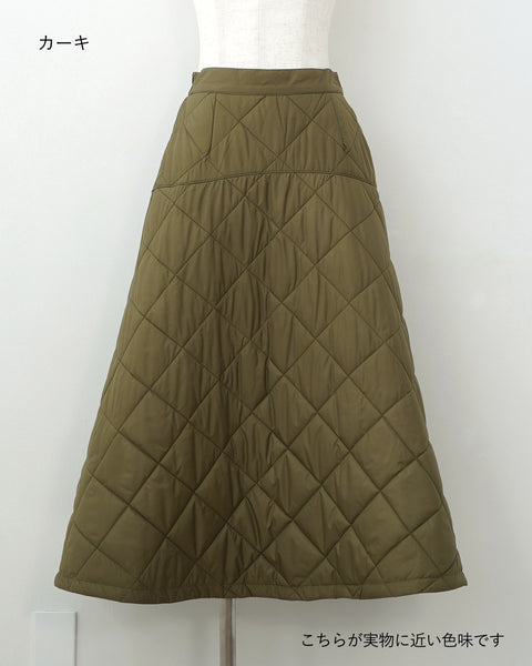 画像をギャラリービューアに読み込む, キルティングフレアスカート【569】