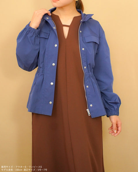 画像をギャラリービューアに読み込む, ペプラムブルゾン【344】