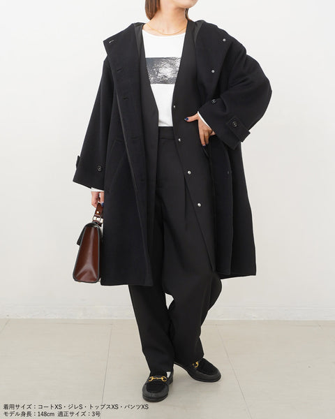 画像をギャラリービューアに読み込む, 2way裾ベルトパンツ(ブラック・ベージュのみセットアップ可能)【517】