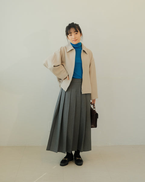 画像をギャラリービューアに読み込む, ロングプリーツスカート【548】