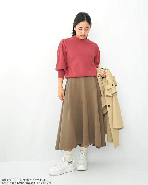 画像をギャラリービューアに読み込む, ポンチタックフレアスカート【620】