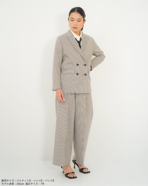 画像をギャラリービューアに読み込む, ピークドラペルジャケット(セットアップ可能)【624】