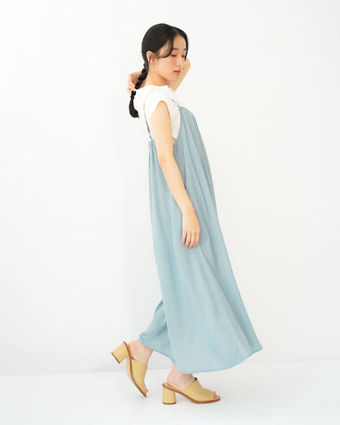 画像をギャラリービューアに読み込む, 低身長ワンピース/低身長用/小柄ワンピース/小柄用/147㎝/SSサイス/XSサイズ/ワンピース/ キャミワンピース/サテンキャミワンピ/小柄キャミワンピース