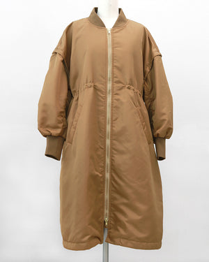 低身長向けアウター/低身長向けコート/小柄アウター/小柄コート/アウター/コート/低身長/2025AW/MA-1/MA-1ドレスコート/中綿コート