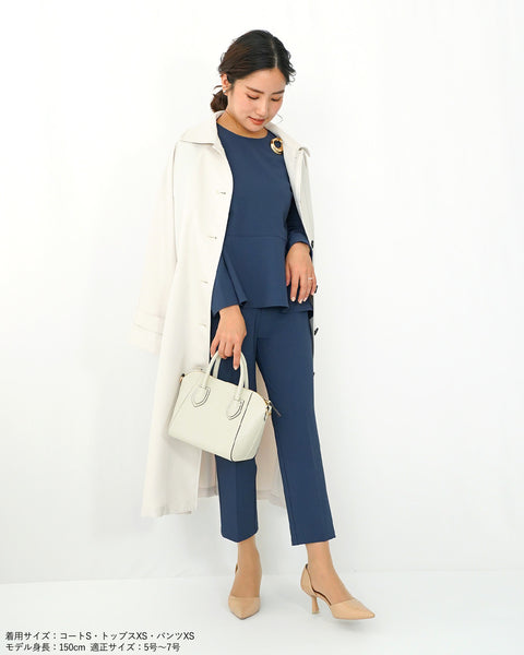 画像をギャラリービューアに読み込む, 低身長向けアウター/低身長向けコート/小柄アウター/小柄コート/アウター/コート/低身長/2025S/小柄スプリングコート/スプリングコート/トレンチコート/春コート/小柄春コート/低身長ブランド/小柄ブランド