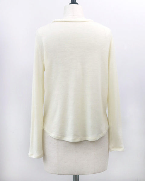 画像をギャラリービューアに読み込む, ウールクルーネックカットソー【832】