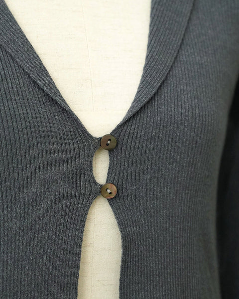 画像をギャラリービューアに読み込む, ラペルカーディガン【643】