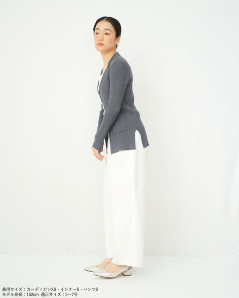 画像をギャラリービューアに読み込む, ラペルカーディガン【643】