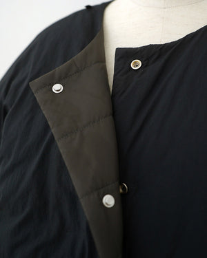 マフラー付きリバーシブル中綿コート【562】