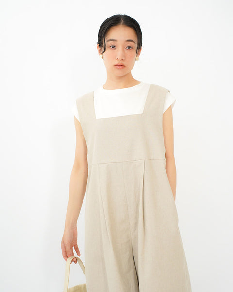 画像をギャラリービューアに読み込む, コットンリネンオールインワン【674】