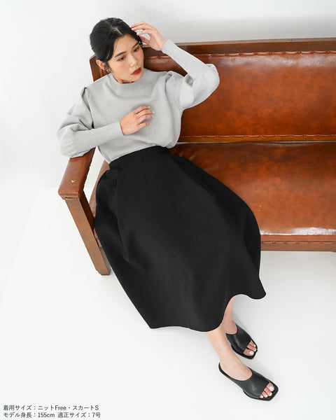 画像をギャラリービューアに読み込む, ポンチタックフレアスカート【620】