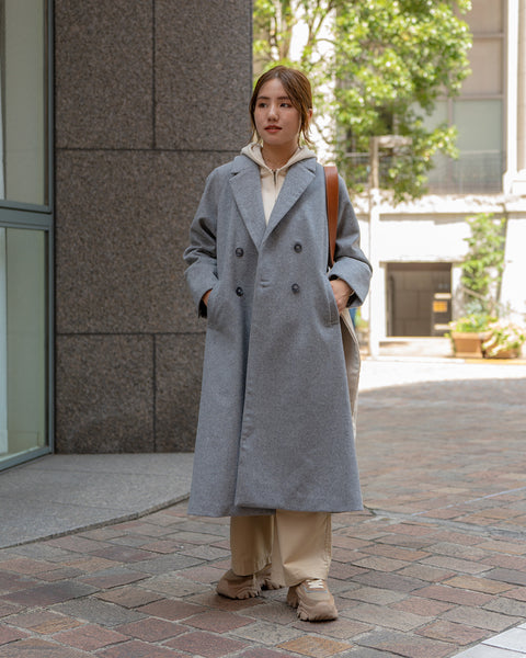 画像をギャラリービューアに読み込む, ウールチェスターロングコート(Japan Fabric)【543】