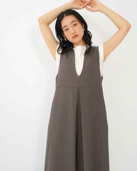 画像をギャラリービューアに読み込む, 低身長サロペット/小柄サロペット/低身長オールインワン/オールインワン/小柄/低身長/低身長ブランド/大人コーディネート/低身長コーディネート