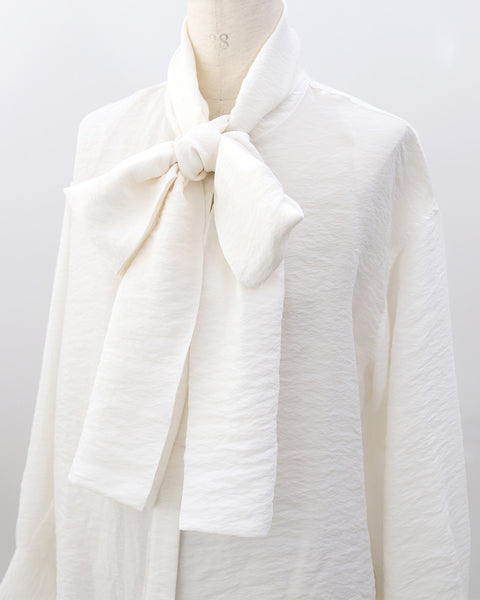 画像をギャラリービューアに読み込む, リュクスファブリックボウタイブラウス【823】