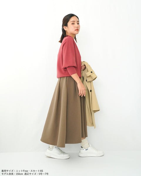 画像をギャラリービューアに読み込む, ポンチタックフレアスカート【620】