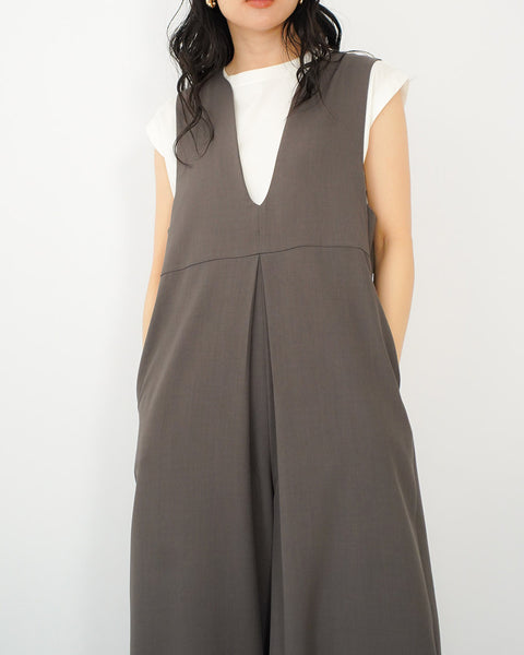 画像をギャラリービューアに読み込む, 低身長サロペット/小柄サロペット/低身長オールインワン/オールインワン/小柄/低身長/低身長ブランド/大人コーディネート/低身長コーディネート