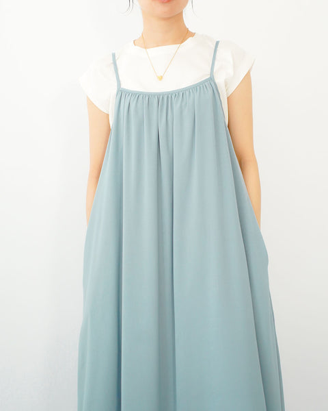 画像をギャラリービューアに読み込む, 低身長ワンピース/低身長用/小柄ワンピース/小柄用/147㎝/SSサイス/XSサイズ/ワンピース/ キャミワンピース/サテンキャミワンピ/小柄キャミワンピース