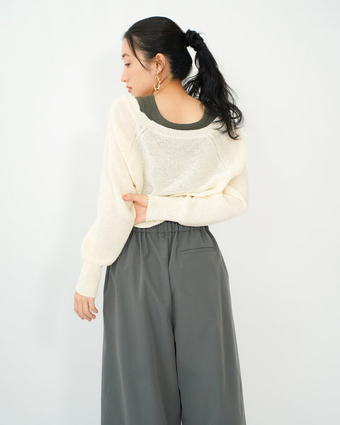 画像をギャラリービューアに読み込む, 低身長/小柄用/小柄用ボレロ/ニットボレロ/低身長必見/小柄用羽織り