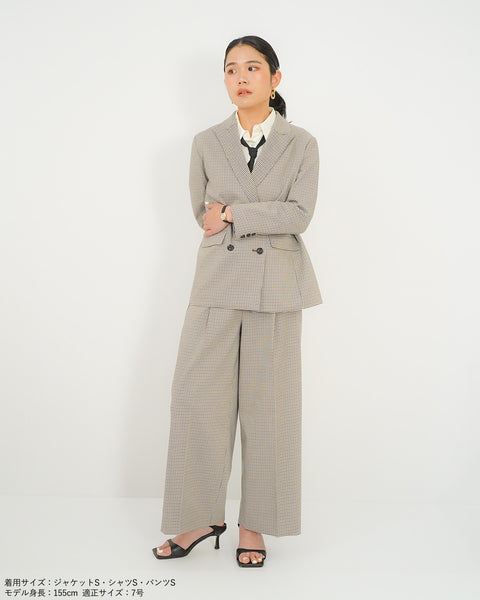 画像をギャラリービューアに読み込む, タックワイドパンツ(セットアップ可能)【622】