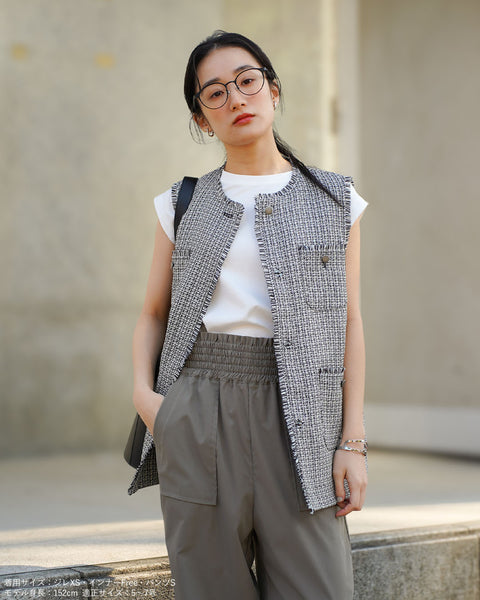 画像をギャラリービューアに読み込む, ツイードジレ【657】