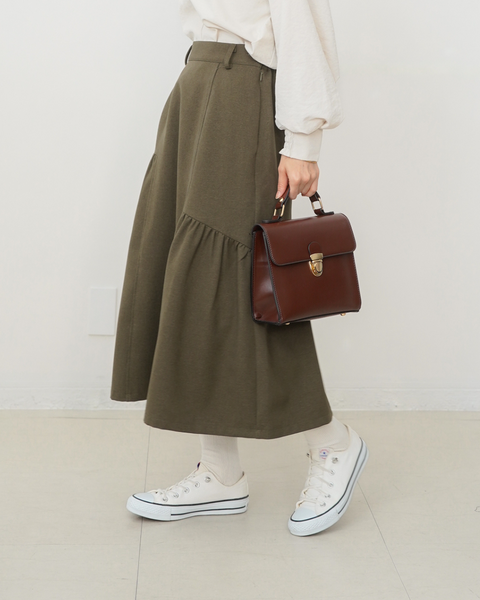 画像をギャラリービューアに読み込む, アシンメトリーギャザースカート【589】