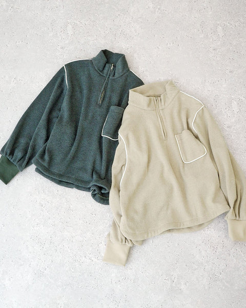 画像をギャラリービューアに読み込む, ハーフZIPニットソー【535】