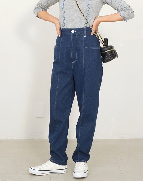 画像をギャラリービューアに読み込む, 低身長パンツ/低身長用ボトム/ボトム/デニムパンツ/小柄用/XSサイズ/SSサイズ/147㎝/低身長ブランド/低身長デニムパンツ/韓国風/小柄韓国/デニム/低身長/小柄/小柄デニム