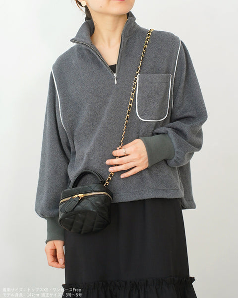 画像をギャラリービューアに読み込む, ハーフZIPニットソー【535】