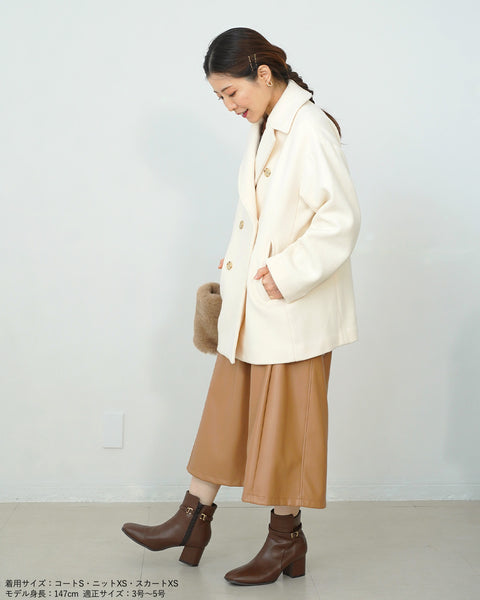 画像をギャラリービューアに読み込む, ウールピーコート(Japan Fabric)【541】