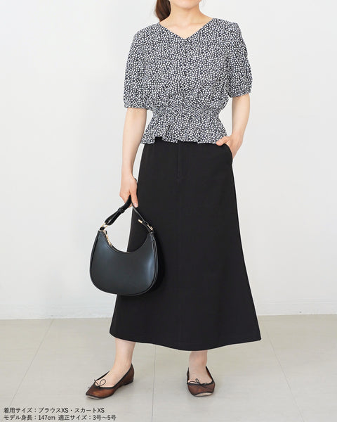 画像をギャラリービューアに読み込む, 小花柄ブラウス【311】