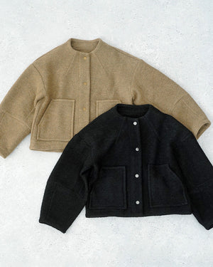 ノーカラーライトジャケット【566】