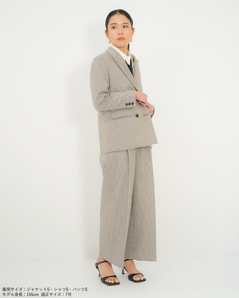 画像をギャラリービューアに読み込む, タックワイドパンツ(セットアップ可能)【622】