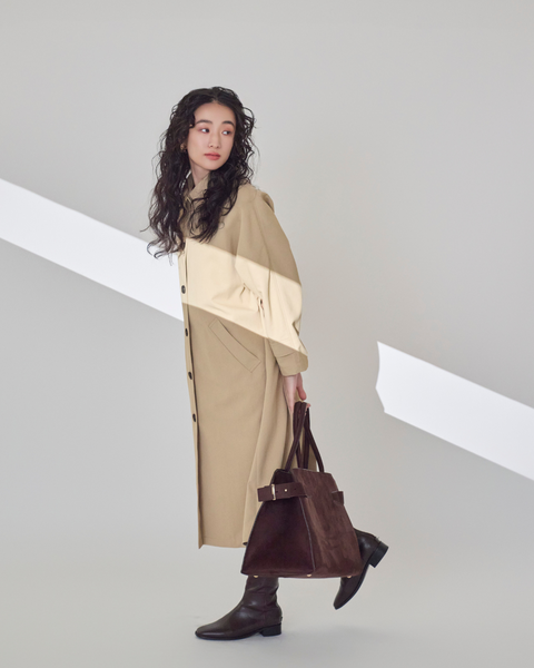 画像をギャラリービューアに読み込む, ベーシックシングルトレンチコート【608】