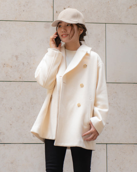 画像をギャラリービューアに読み込む, ウールピーコート(Japan Fabric)【541】