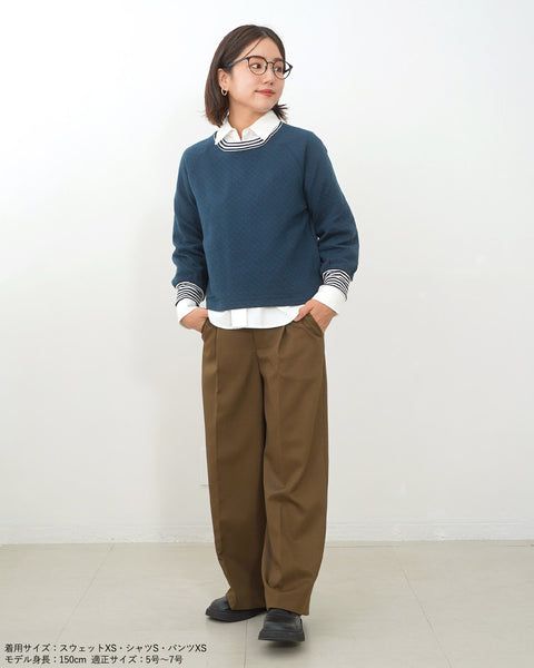 画像をギャラリービューアに読み込む, ストライプリブスウェット【555】