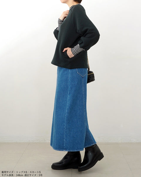 画像をギャラリービューアに読み込む, ストライプリブスウェット【555】