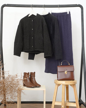 ノーカラーライトジャケット【566】