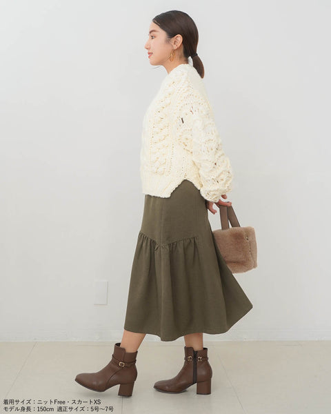 画像をギャラリービューアに読み込む, アシンメトリーギャザースカート【589】