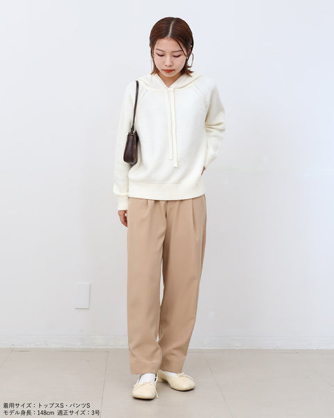 画像をギャラリービューアに読み込む, 2way裾ベルトパンツ(ブラック・ベージュのみセットアップ可能)【517】