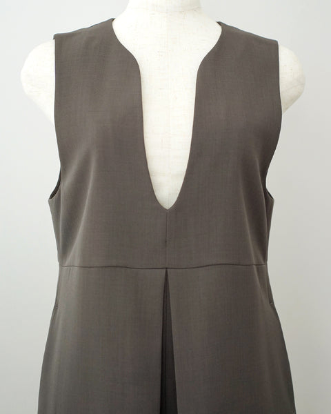 画像をギャラリービューアに読み込む, 深Vネックオールインワン【679】