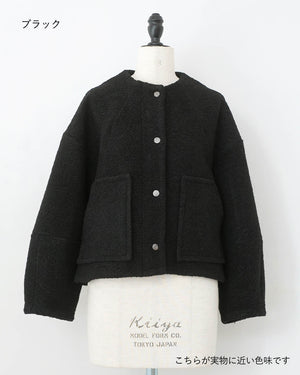 ノーカラーライトジャケット【566】